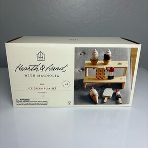 Hearth & Hand with magnolia ice cream play set NEW in box